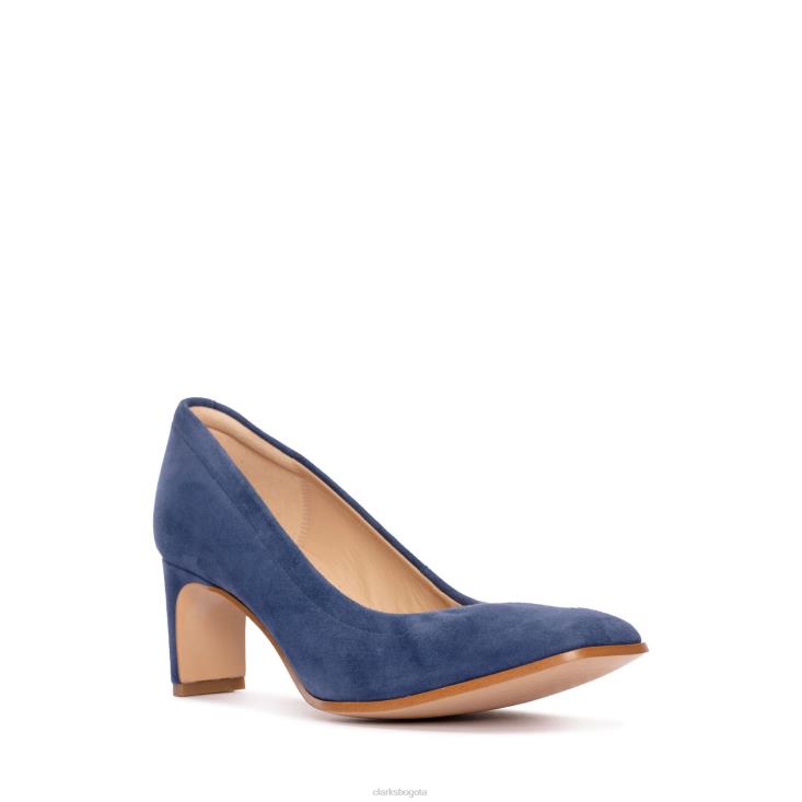 Clarks 0DX8L3024 clarks ante azul seren 55 soft mujer gamuza azul