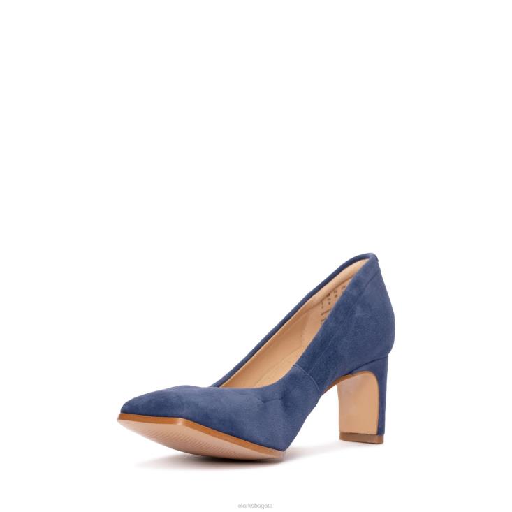 Clarks 0DX8L3024 clarks ante azul seren 55 soft mujer gamuza azul