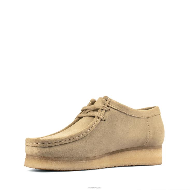 Clarks 0DX8L3025 clarks maple ante wallabee mujer gamuza de arce