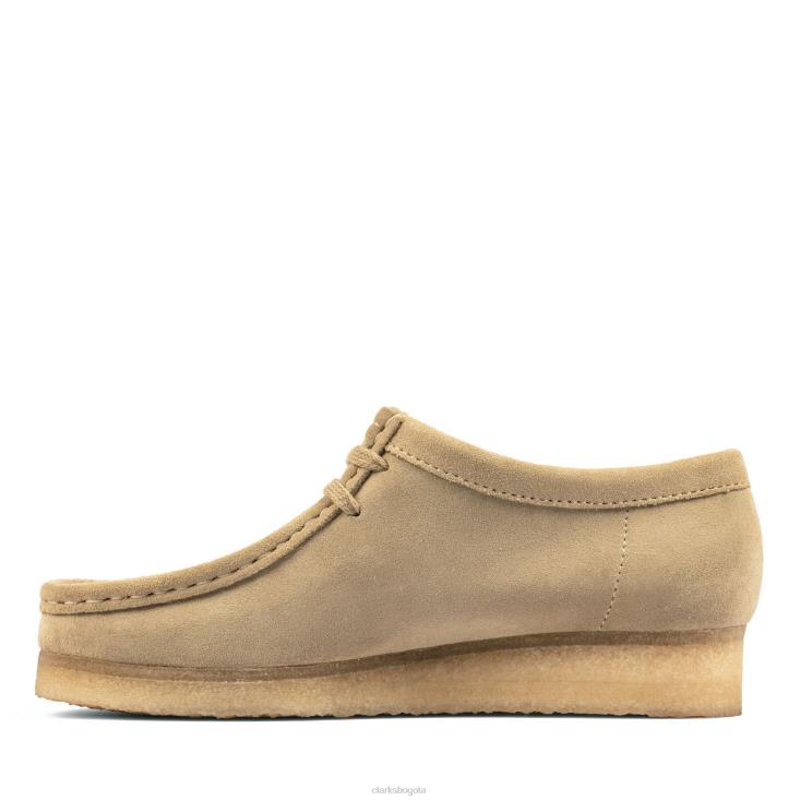 Clarks 0DX8L3025 clarks maple ante wallabee mujer gamuza de arce
