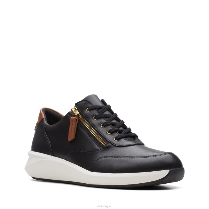 Clarks 0DX8L3026 clarks un rio zip cuero negro mujer cuero negro