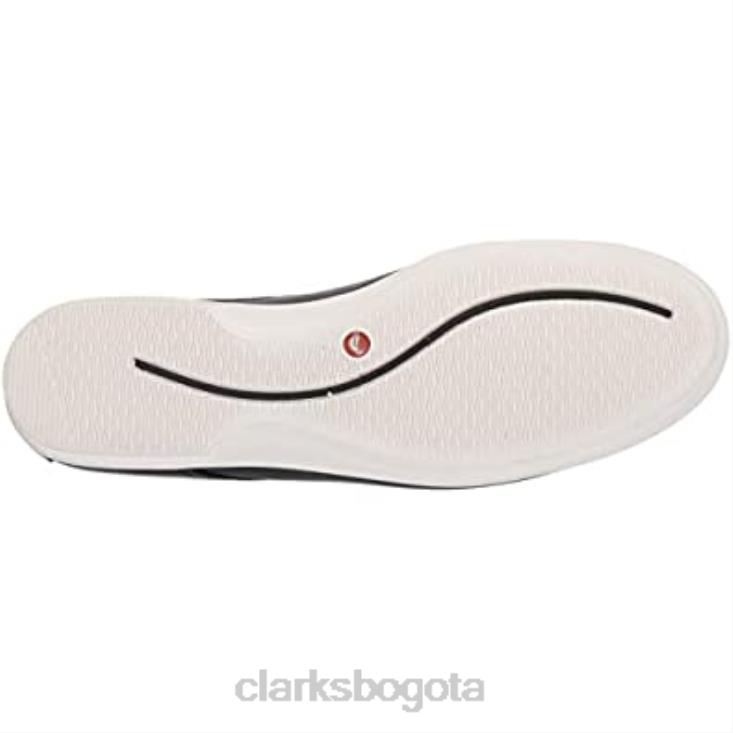 Clarks 0DX8L303 zapatilla de mujer con cordones coral clarks cuero negro mujer cuero negro