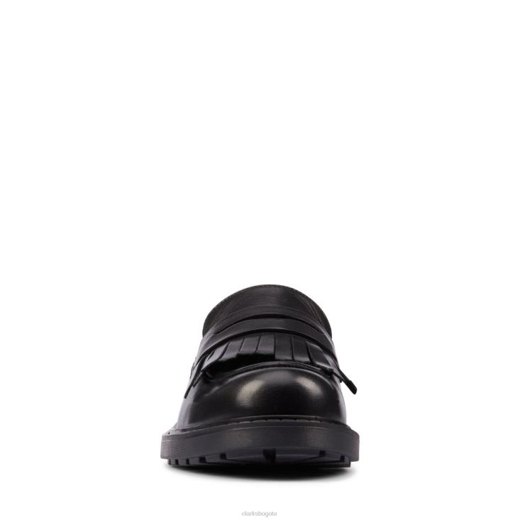 Clarks 0DX8L3036 mocasines clarks orinoco 2 de piel hishine negro mujer cuero hishine negro