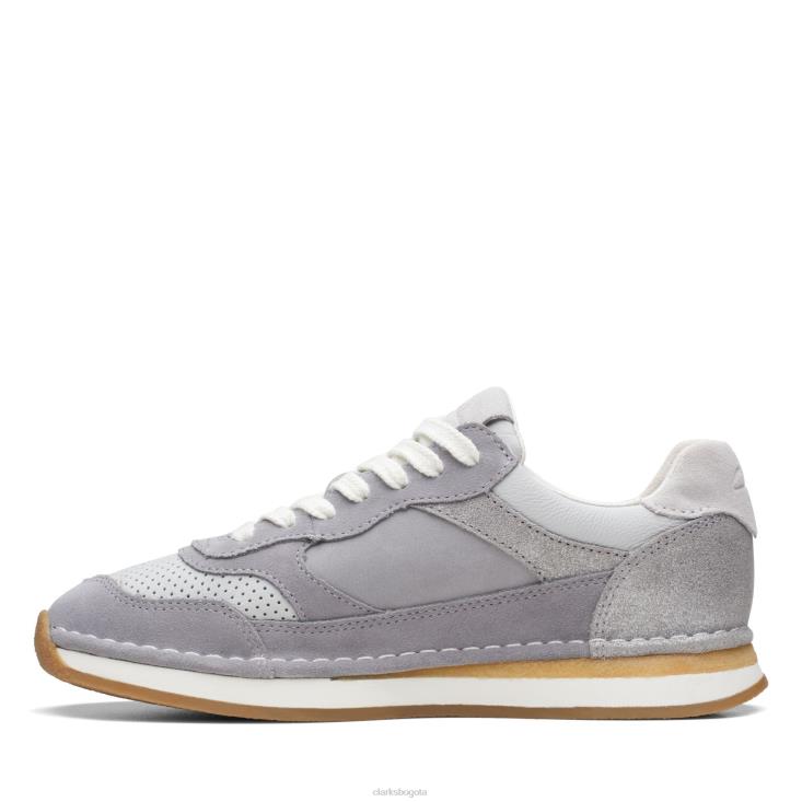 Clarks 0DX8L3045 craft run tor clarks combi gris claro mujer combinado gris claro