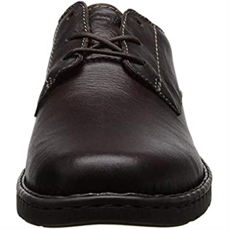 Clarks 0DX8L305 Clarks de cuero marrón para hombre Stratton Way Stratton Way hombres cuero marrón