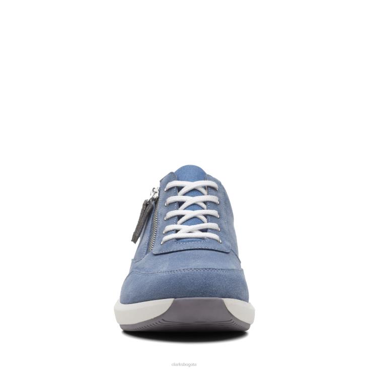 Clarks 0DX8L3053 clarks un rio zip denim azul sde mujer azul denim sde