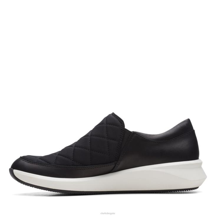Clarks 0DX8L3061 clarks un rio spark combi negro mujer combinado negro