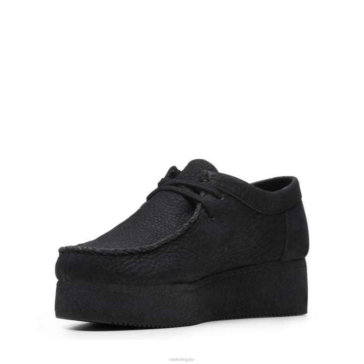 Clarks 0DX8L3067 clarks wallacraft nobuk negro mujer nubuck negro