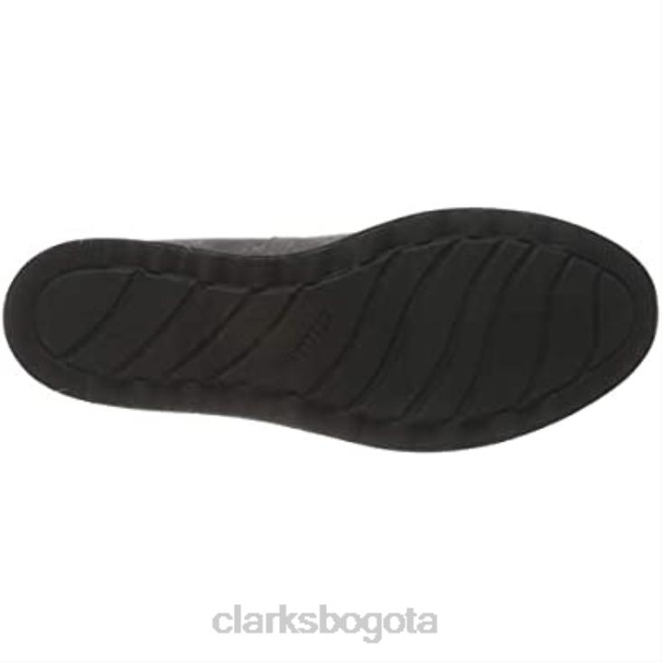 Clarks 0DX8L309 mocasín sharon dolly para mujer clarks gamuza gris w dark tan world mujer ante gris con mundo bronceado oscuro