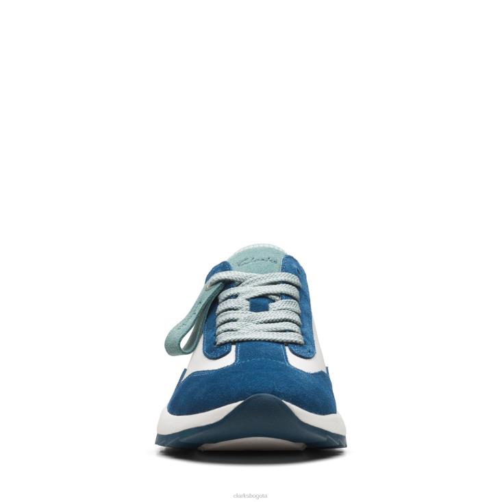 Clarks 0DX8L3092 clarks combi dash lite verde azulado mujer combinación verde azulado