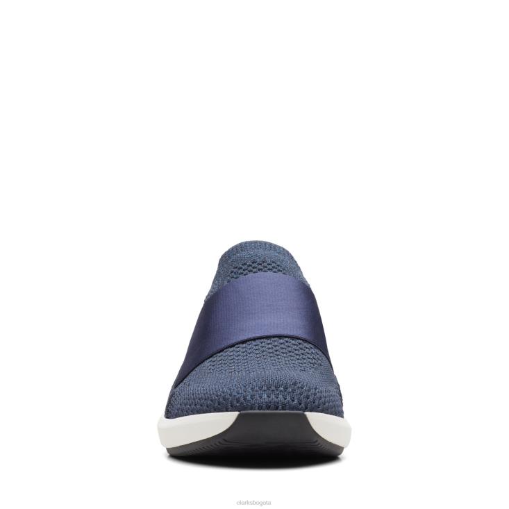 Clarks 0DX8L3103 clarks combinado marino un rio knit mujer combinado azul marino