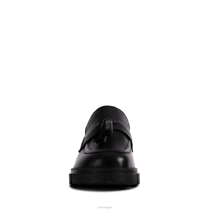 Clarks 0DX8L3105 Mocasines clarks teala de cuero negro mujer cuero negro
