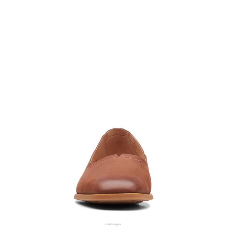 Clarks 0DX8L3108 clarks lea pure walk bronceado oscuro mujer lea bronceado oscuro