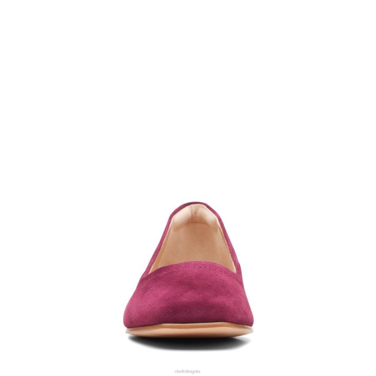 Clarks 0DX8L3119 seren 30 corte clarks merlot ante mujer ante merlot