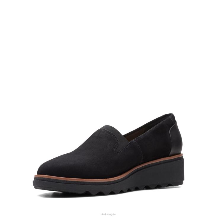 Clarks 0DX8L3122 clarks sharon dolly negro mujer negro