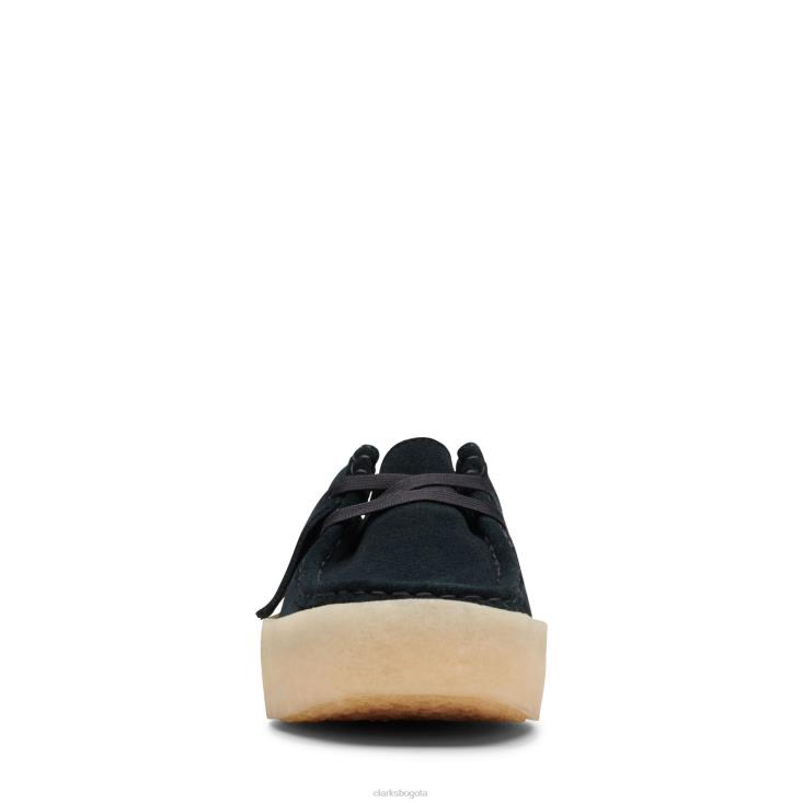 Clarks 0DX8L3126 wallabee cup lo negro sde wlined clarks mujer negro sde wlined