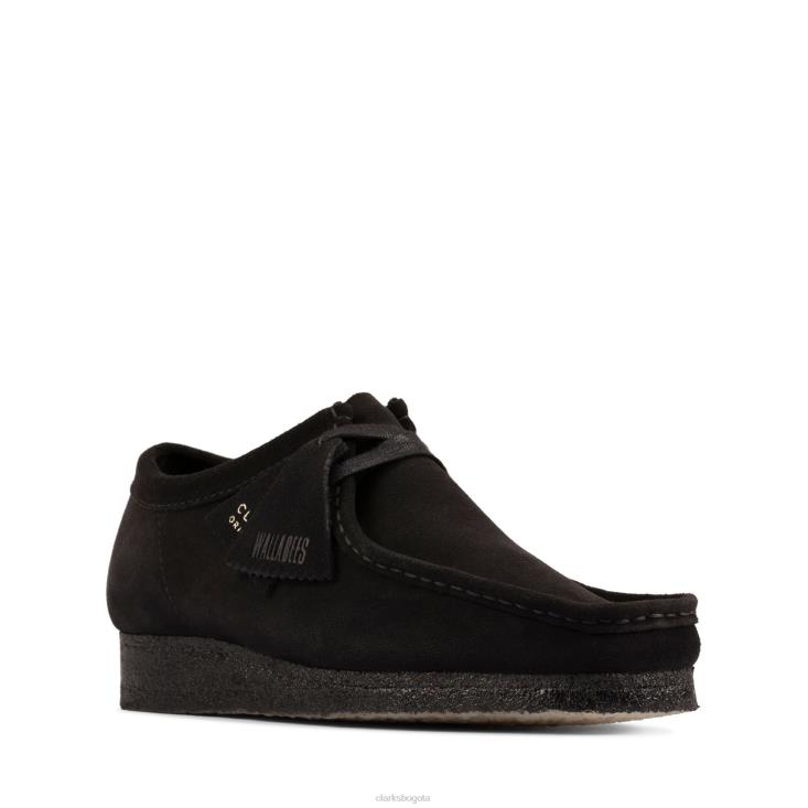 Clarks 0DX8L3139 clarks wallabee ante negro mujer ante negro