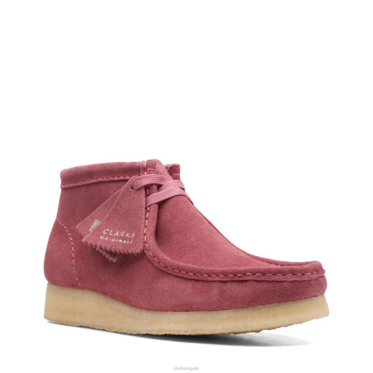 Clarks 0DX8L3147 bota clarks wallabee rosa mujer rosa
