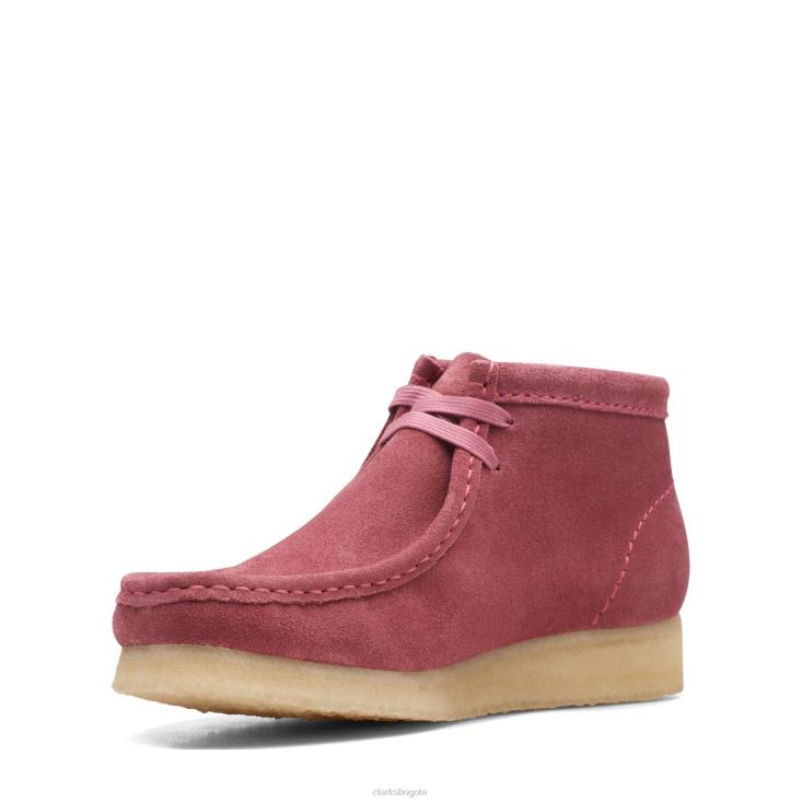 Clarks 0DX8L3147 bota clarks wallabee rosa mujer rosa