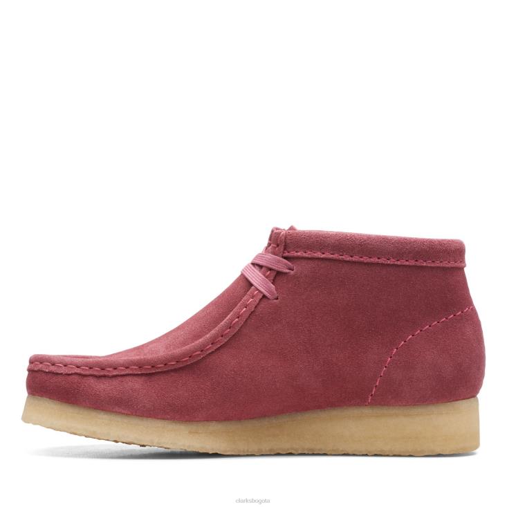 Clarks 0DX8L3147 bota clarks wallabee rosa mujer rosa