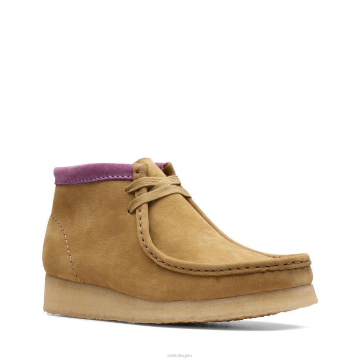 Clarks 0DX8L3148 botas clarks wallabee beige mujer beige