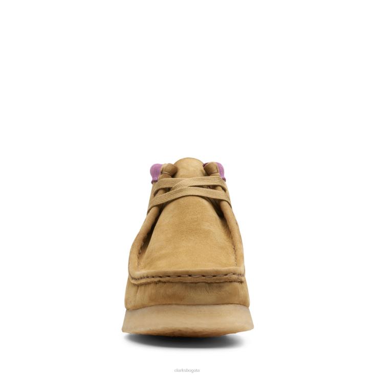 Clarks 0DX8L3148 botas clarks wallabee beige mujer beige