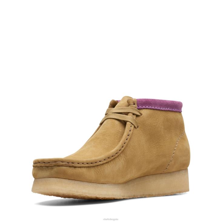 Clarks 0DX8L3148 botas clarks wallabee beige mujer beige
