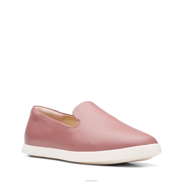Clarks 0DX8L3151 ace lite lo clarks cuero malva mujer cuero malva