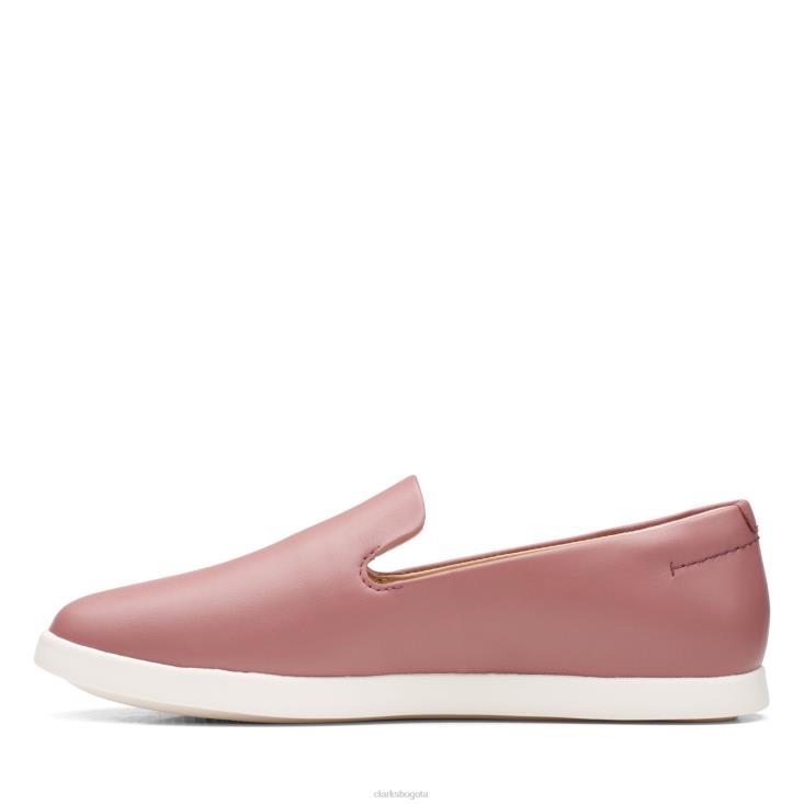 Clarks 0DX8L3151 ace lite lo clarks cuero malva mujer cuero malva