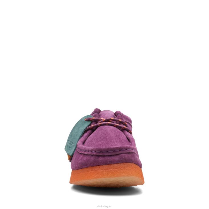 Clarks 0DX8L3154 clarks wallabee morado mujer púrpura