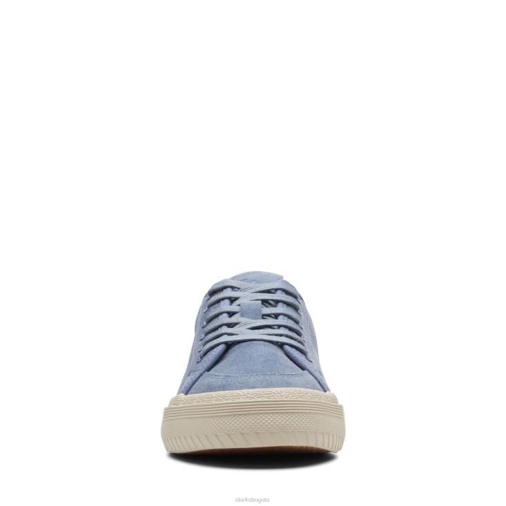 Clarks 0DX8L3156 clarks de encaje azul denim sde roxby mujer azul denim sde