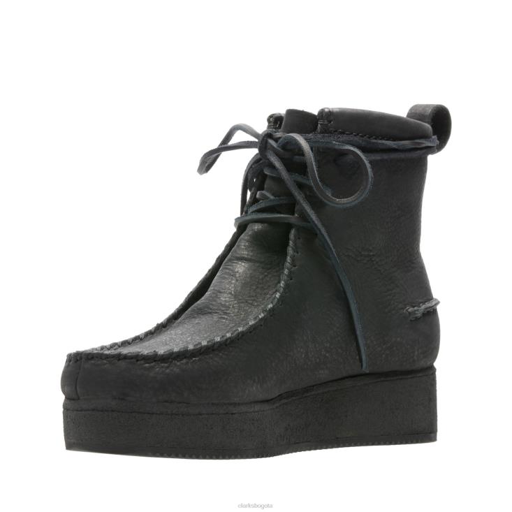 Clarks 0DX8L3158 clarks wallabee craft nobuk negro mujer nubuck negro