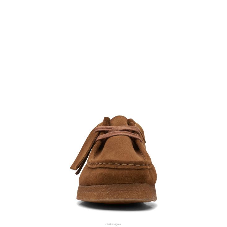 Clarks 0DX8L3164 clarks wallabee cola ante mujer gamuza cola