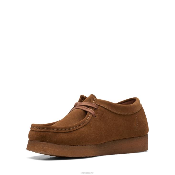 Clarks 0DX8L3164 clarks wallabee cola ante mujer gamuza cola