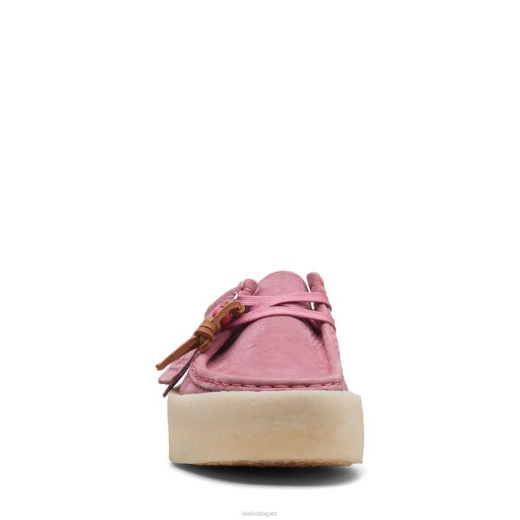Clarks 0DX8L3165 taza wallabee clarks nubuck rosa mujer nubuck rosa