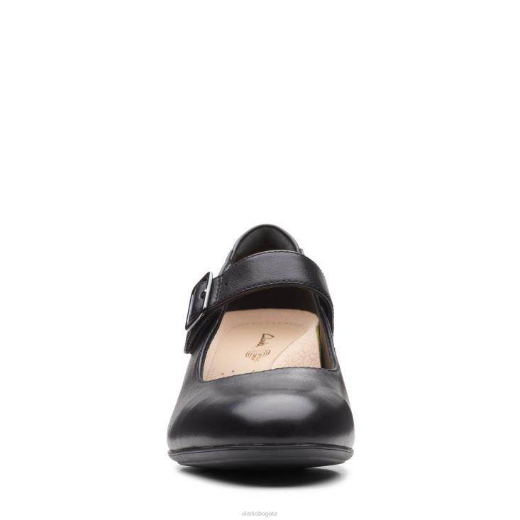 Clarks 0DX8L3170 clarks linnae walk cuero negro mujer cuero negro