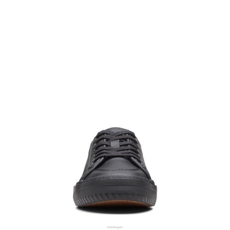 Clarks 0DX8L3174 clarks de cuero con encaje roxby mujer cuero negro