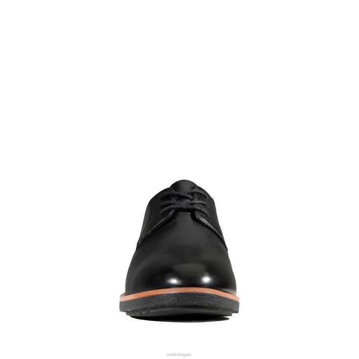 Clarks 0DX8L3176 clarks griff lane cuero negro mujer cuero negro