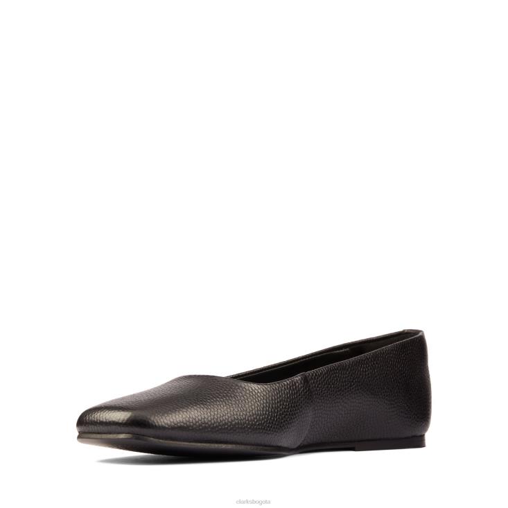 Clarks 0DX8L3181 ballet puro 2 clarks cuero negro mujer cuero negro