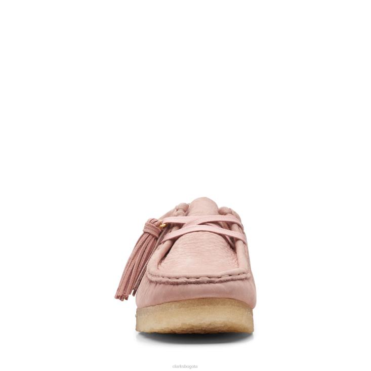 Clarks 0DX8L3184 rubor rosa lea clarks wallabee mujer rubor rosa lea