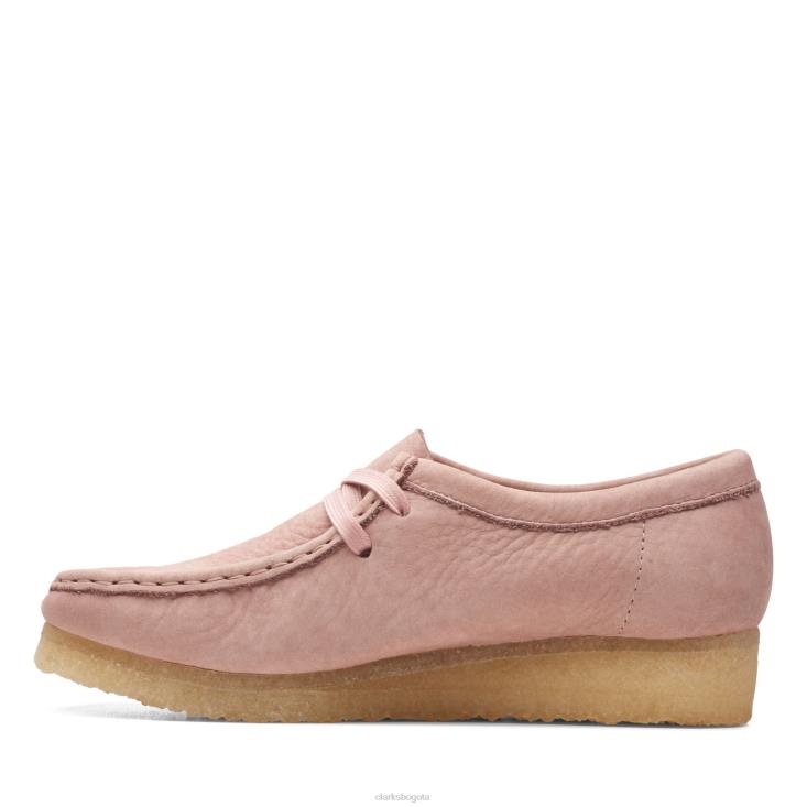 Clarks 0DX8L3184 rubor rosa lea clarks wallabee mujer rubor rosa lea