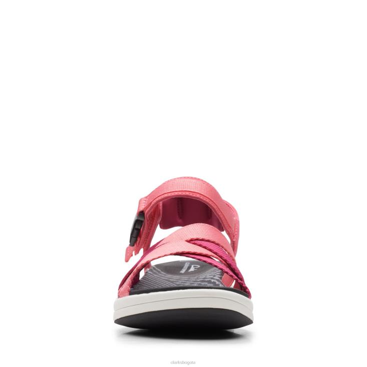 Clarks 0DX8L3196 coral brillante mira marea clarks mujer coral brillante