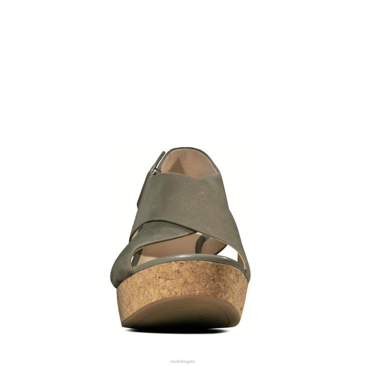 Clarks 0DX8L3198 clarks maritsa lara sage nubuck mujer nubuck salvia