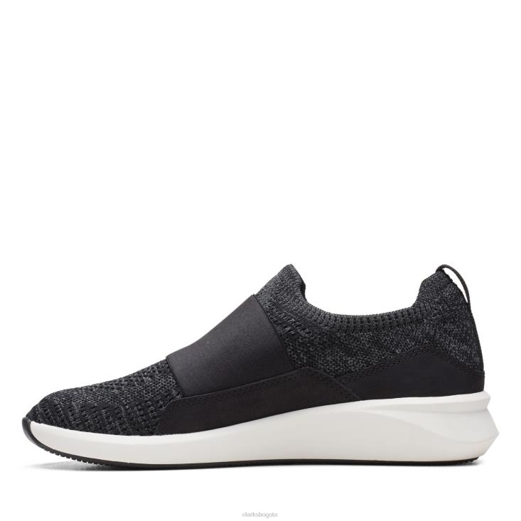 Clarks 0DX8L3202 clarks un rio knit punto negro mujer punto negro