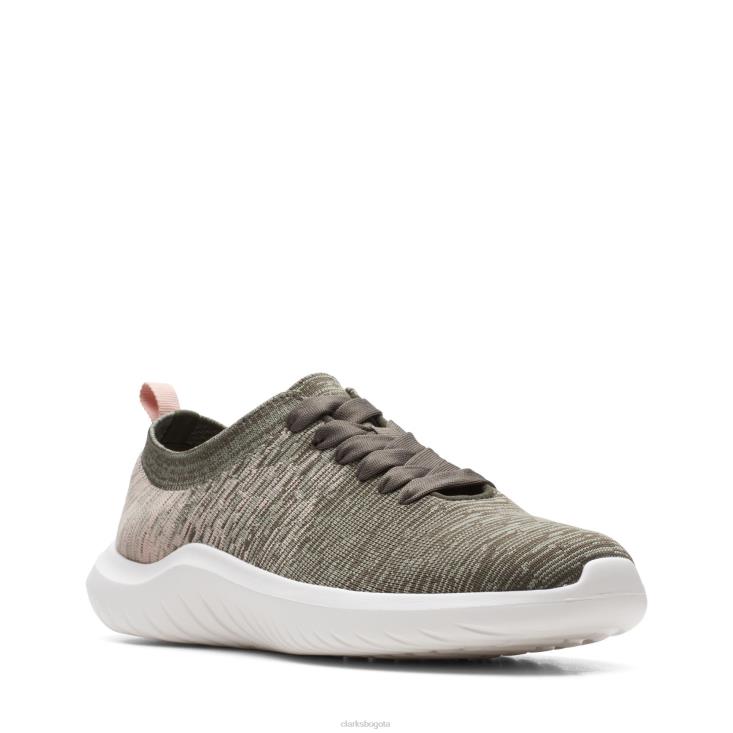 Clarks 0DX8L3205 nova gint clarks dark olive syn mujer sintetizador oliva oscuro