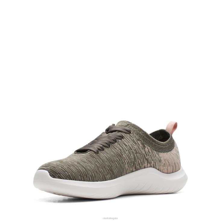 Clarks 0DX8L3205 nova gint clarks dark olive syn mujer sintetizador oliva oscuro