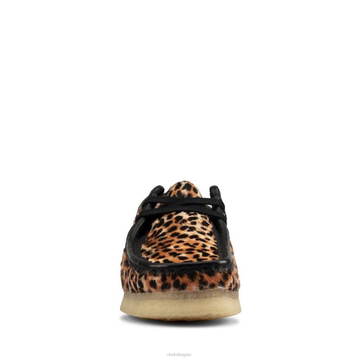 Clarks 0DX8L3209 clarks wallabee con estampado de leopardo mujer estampado de leopardo