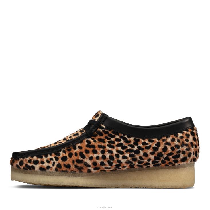 Clarks 0DX8L3209 clarks wallabee con estampado de leopardo mujer estampado de leopardo
