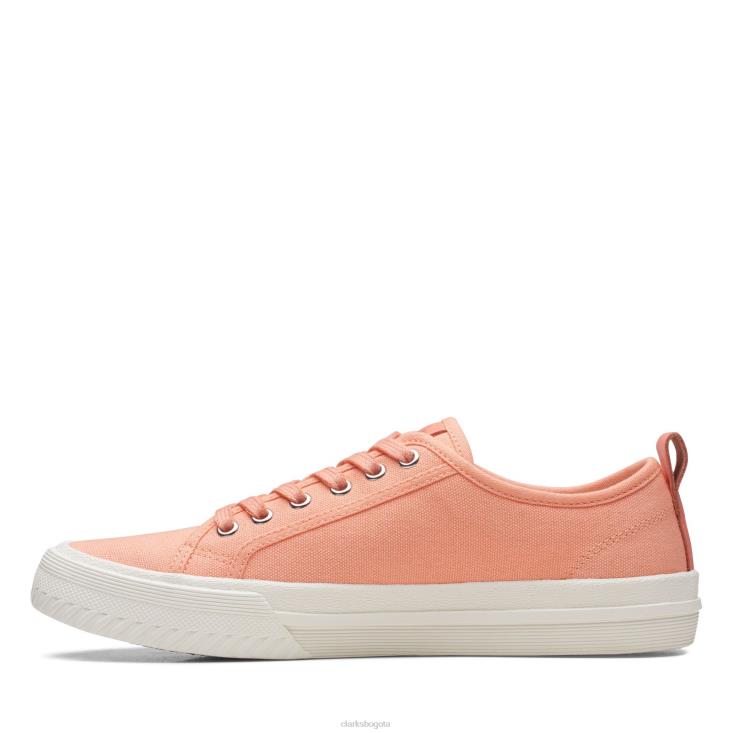 Clarks 0DX8L3214 clarks roxby lace coral lona mujer lona coralina