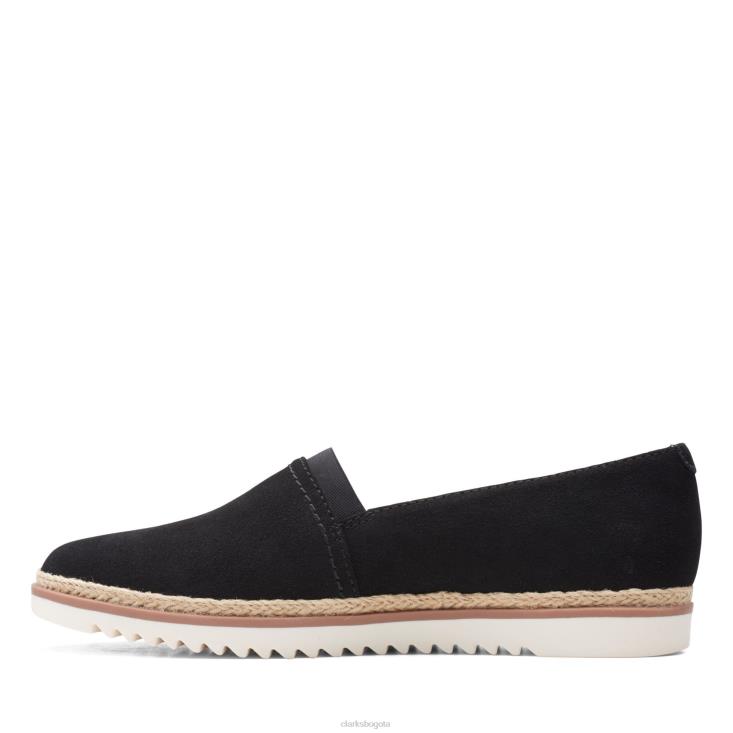 Clarks 0DX8L3215 serena paige clarks ante negro mujer ante negro